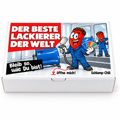 Der beste Lackierer der Welt – Schachtel frontal