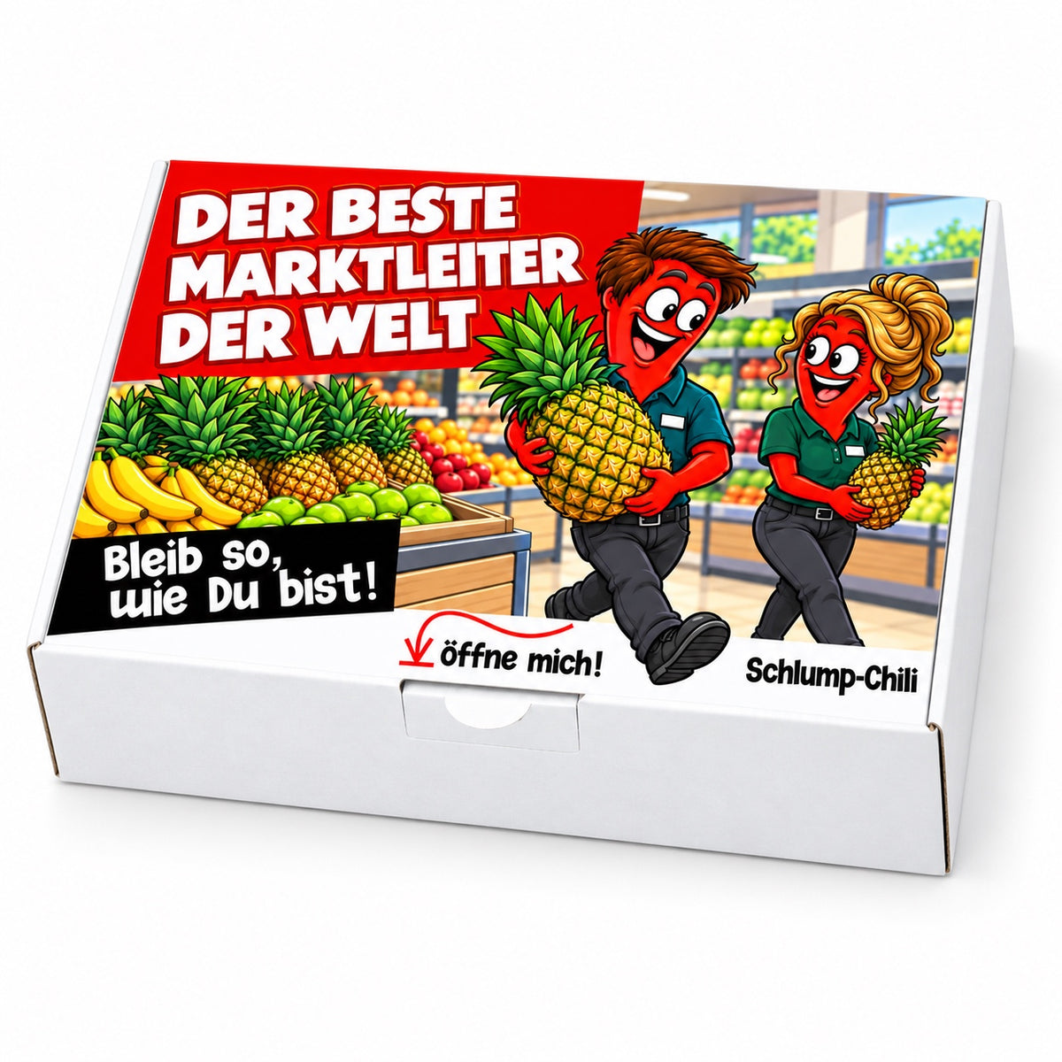Der beste Marktleiter der Welt – Schrägansicht