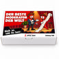 Der beste Moderator der Welt – Geschenkbox Vorderansicht