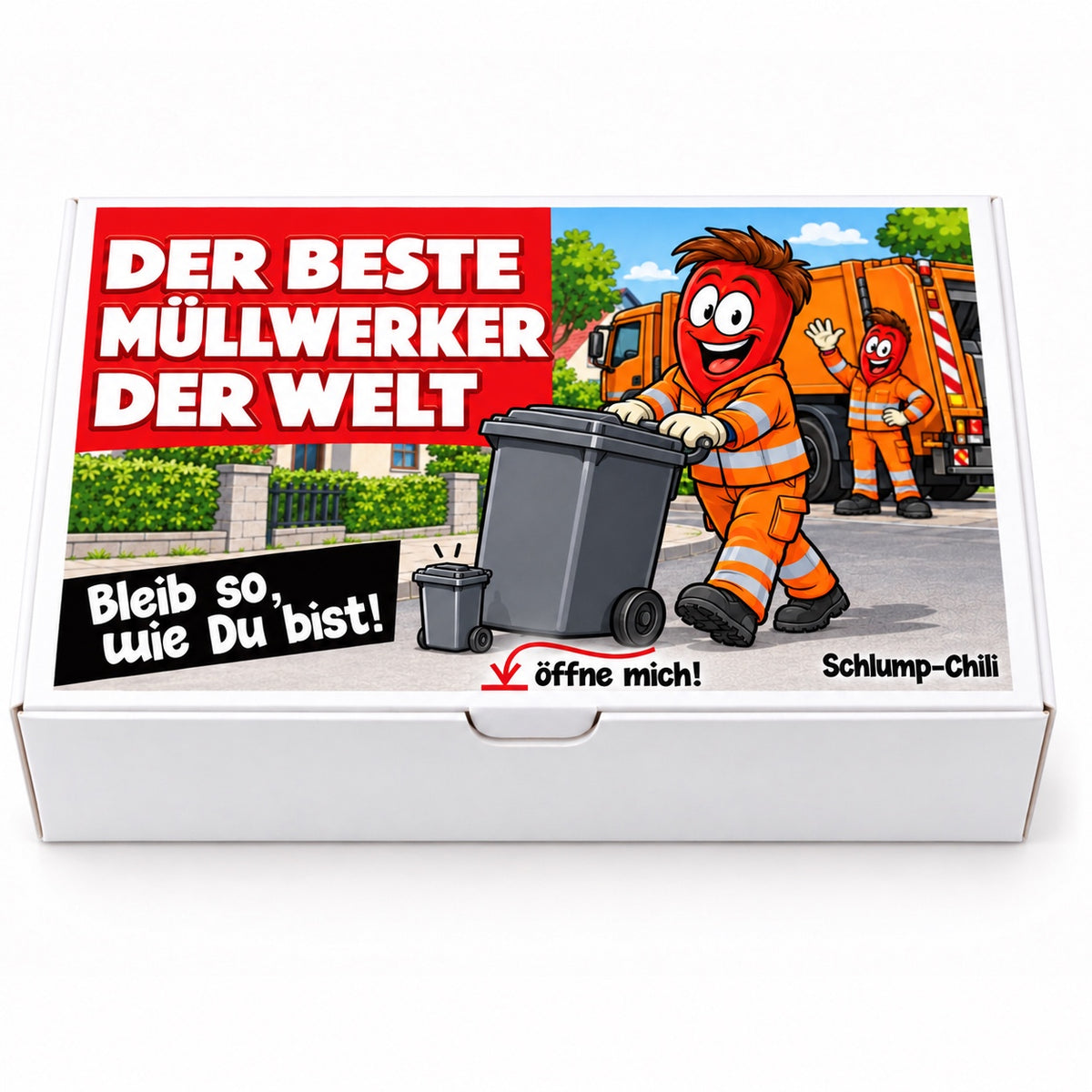 Der beste Müllwerker der Welt – Schachtel frontal