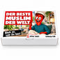Der beste Muslim der Welt – weiße Geschenkbox, Vorderansicht