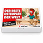 Der beste Osteopath der Welt – Geschenkschachtel frontal