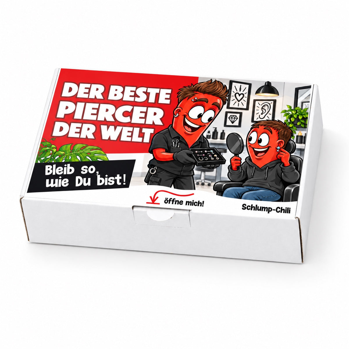 Der beste Piercer der Welt – Geschenkschachtel schräg