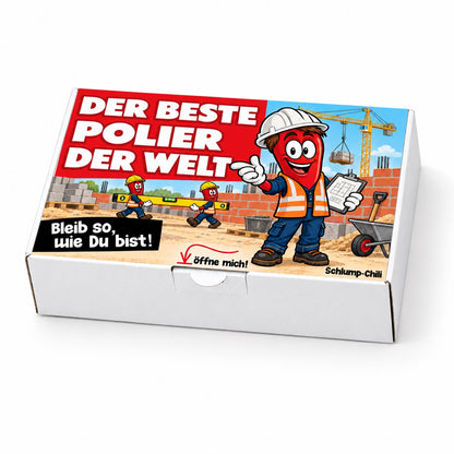 Der beste Polier der Welt – Schachtel schräg