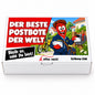 Der beste Postbote der Welt – Geschenkbox Vorderansicht