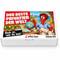 Der beste Privatier der Welt – weiße Geschenkbox, Vorderansicht
