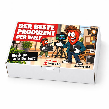 Der beste Produzent der Welt – Geschenkschachtel schräg