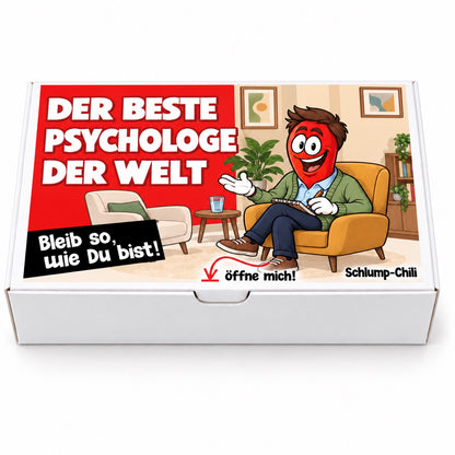Der beste Psychologe der Welt – Geschenkschachtel frontal