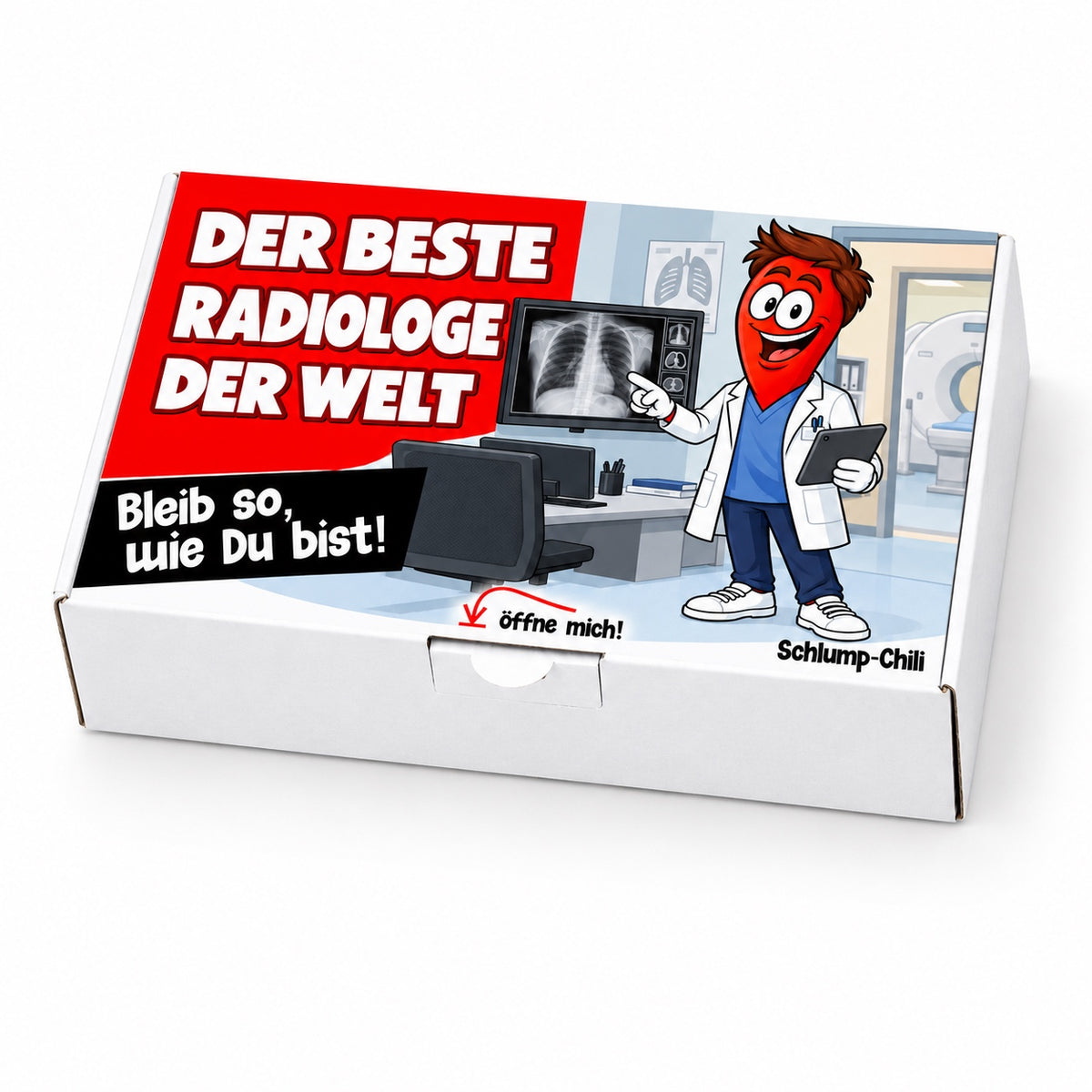 Der beste Radiologe der Welt – Geschenkschachtel schräg
