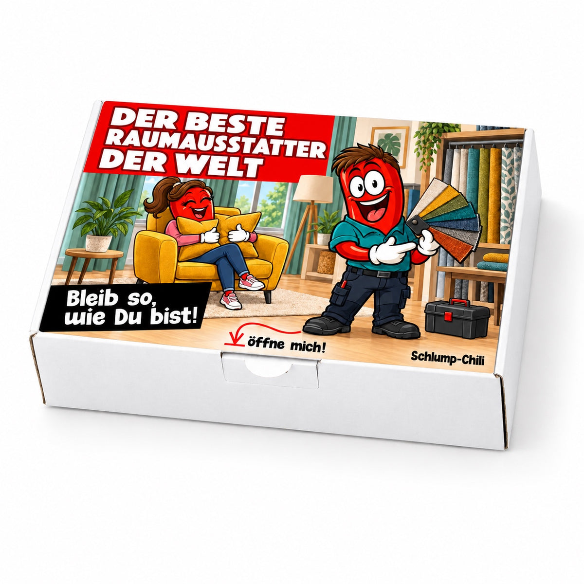 Der beste Raumausstatter der Welt – Schachtel schräg