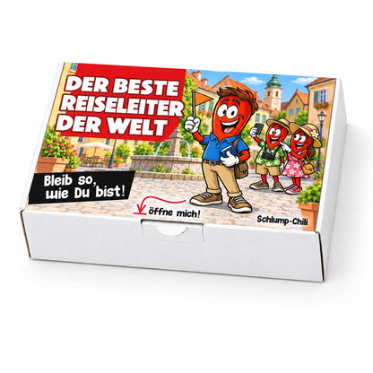 Der beste Reiseleiter der Welt – Schachtel schräg