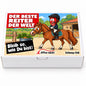 Der beste Reiter der Welt – Frontansicht der Chili-Geschenkbox