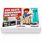 Der beste Renovierer der Welt – weiße Geschenkbox, Vorderansicht