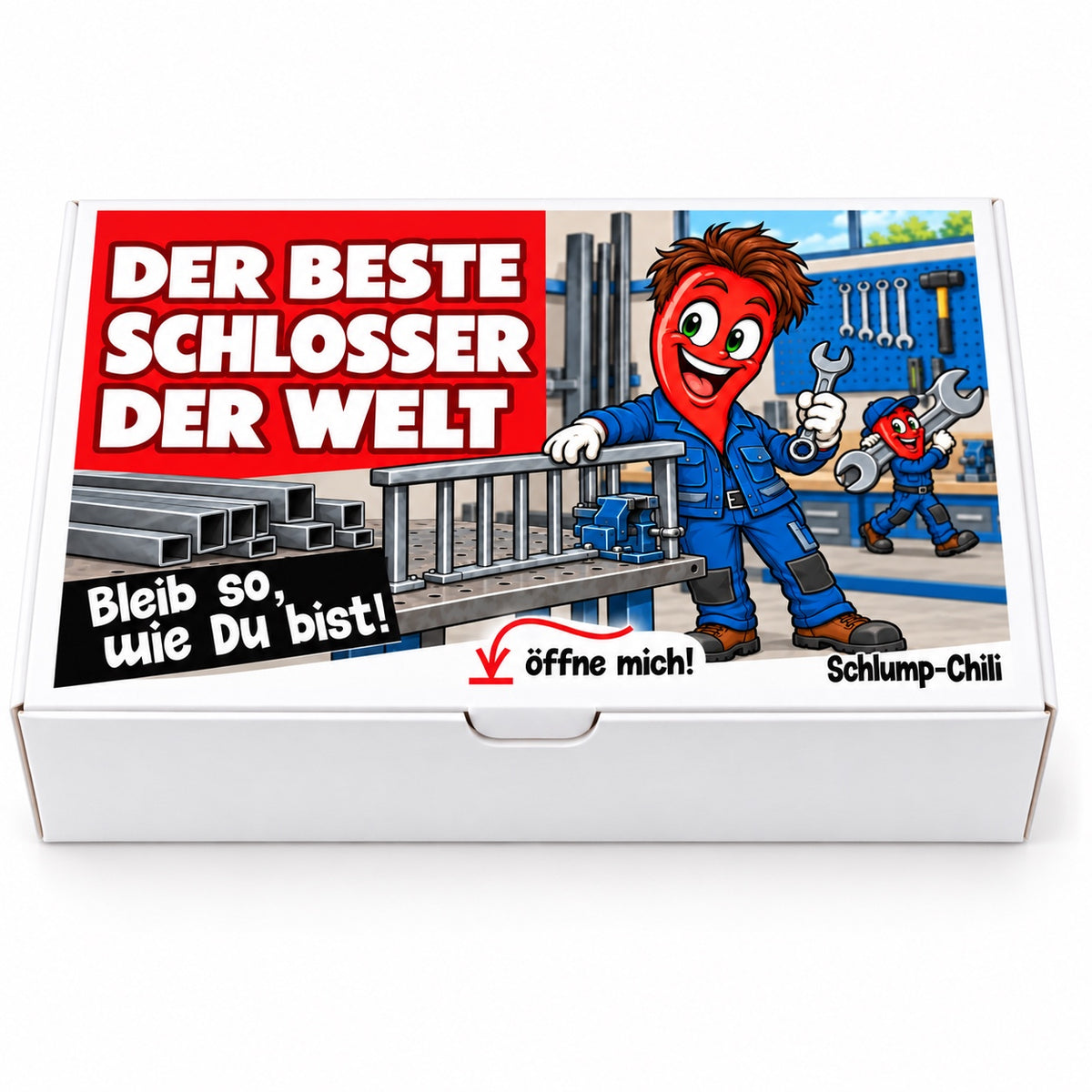 Der beste Schlosser der Welt – Schachtel frontal