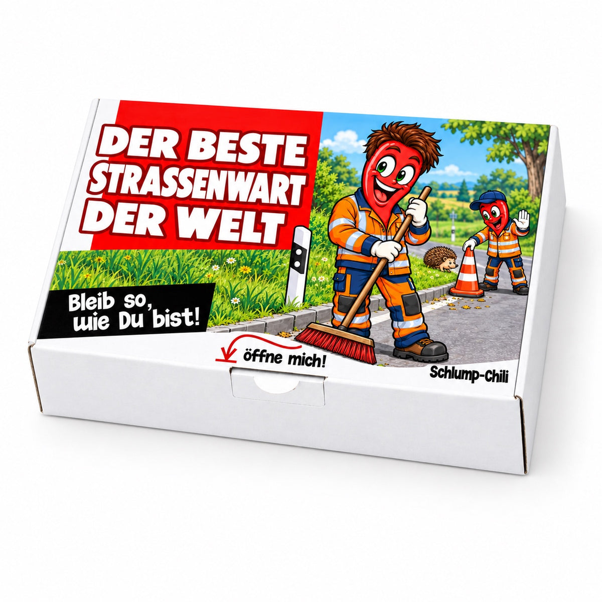 Der beste Straßenwart der Welt – Schachtel schräg