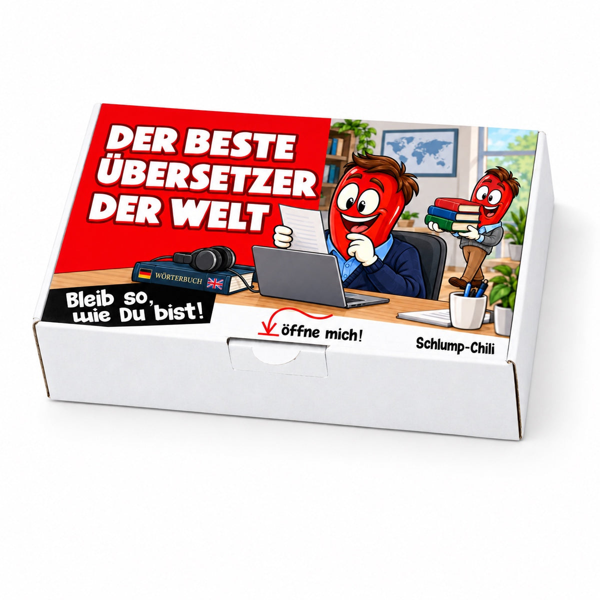Der beste Übersetzer der Welt – Geschenkschachtel schräg