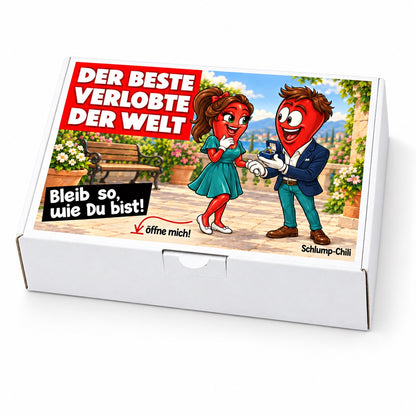 Der beste Verlobte der Welt – Schrägansicht der Chili-Geschenkbox