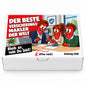 Der beste Versicherungsmakler der Welt – weiße Geschenkbox, Vorderansicht