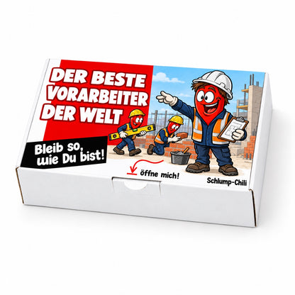 Der beste Vorarbeiter der Welt – Geschenkschachtel schräg