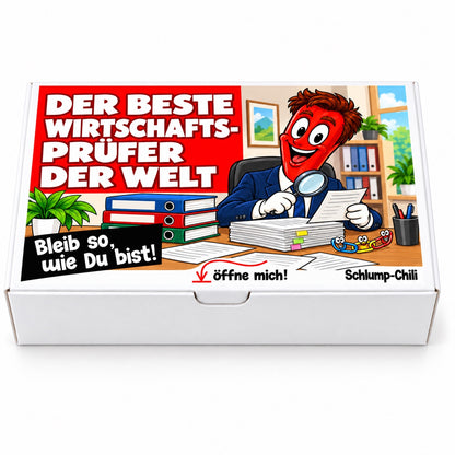 Der beste Wirtschaftsprüfer der Welt – Geschenkbox Vorderansicht