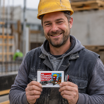 Der schärfste Betonbauer der Welt - Ein witziges Geschenk für Handwerker im Bau