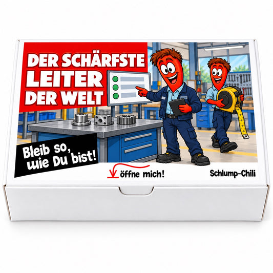 Der schärfste Leiter der Welt – Betriebsleiter – Frontansicht