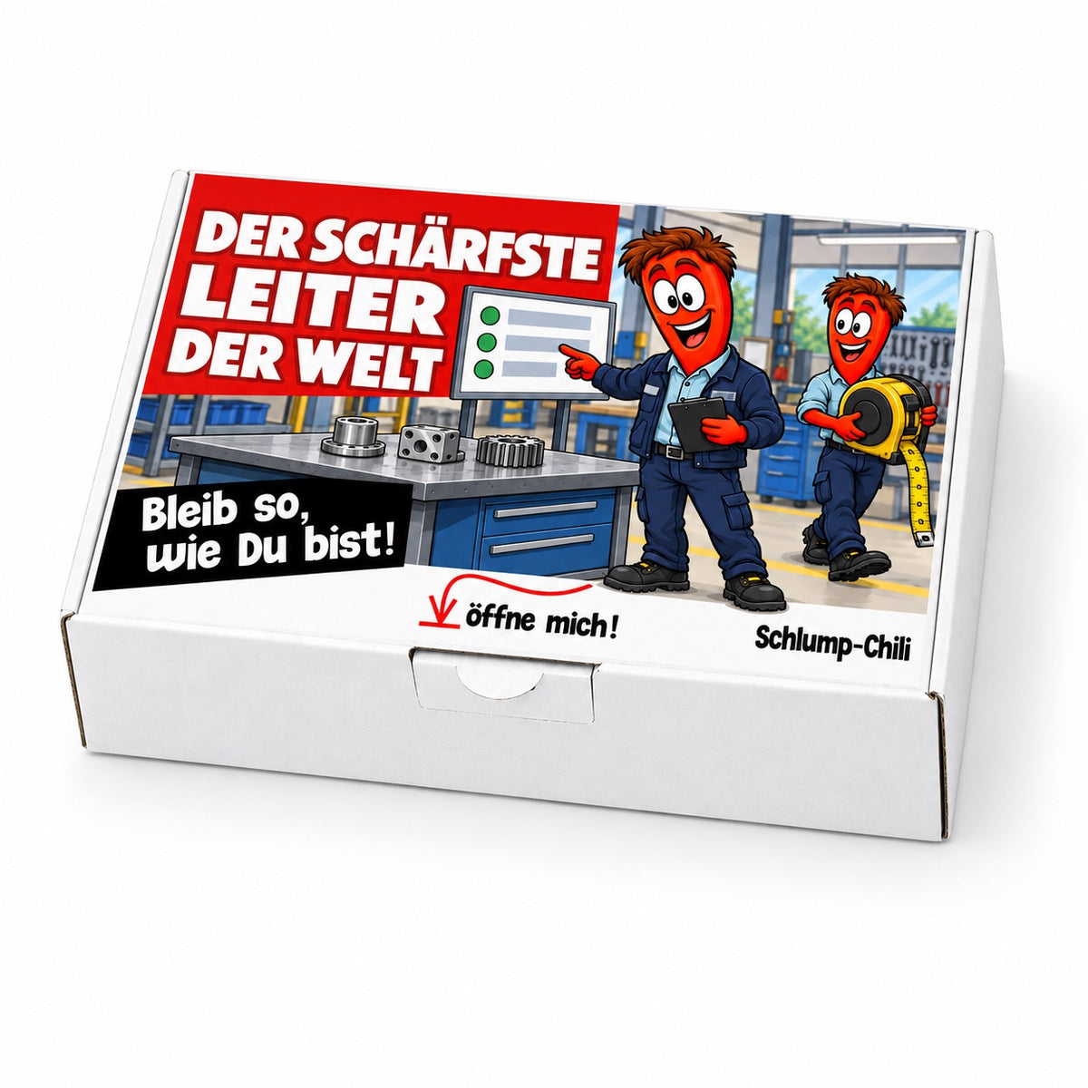Der schärfste Leiter der Welt – Betriebsleiter – Schrägansicht