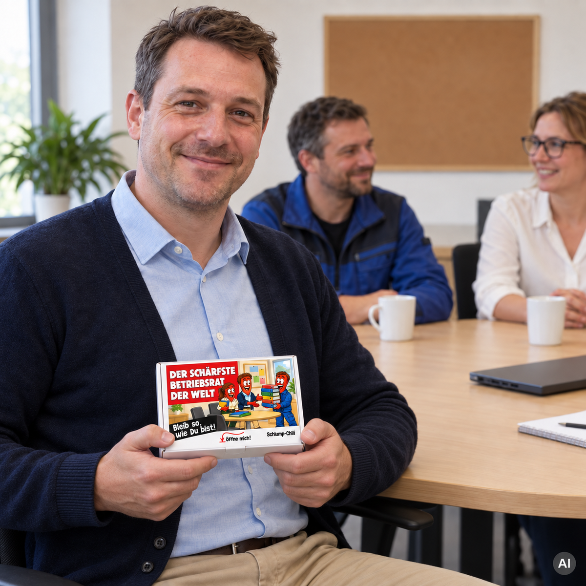 Der schärfste Betriebsrat der Welt – Geschenkidee (AI)