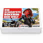 Die schärfste Bikerin der Welt – weiße Geschenkbox, Vorderansicht