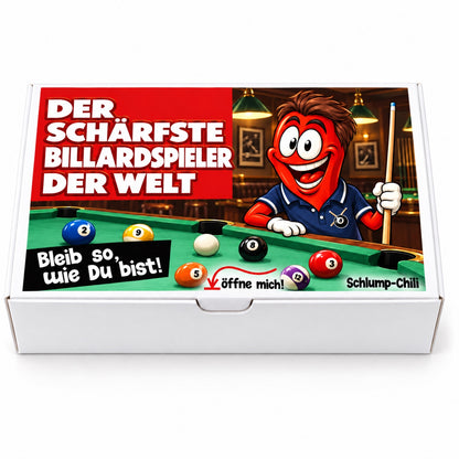 Der schärfste Billardspieler der Welt - Ein witziges Geschenk!