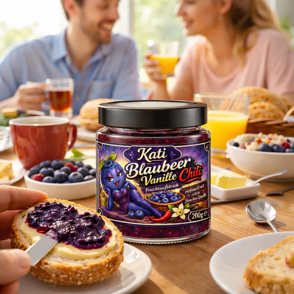 KATI - Blaubeere Vanille Chili Fruchtaufstrich