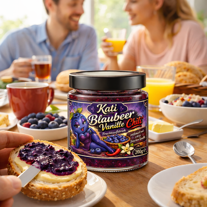 KATI - Blaubeere Vanille Chili Fruchtaufstrich