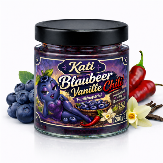 KATI - Blaubeere Vanille Chili Fruchtaufstrich