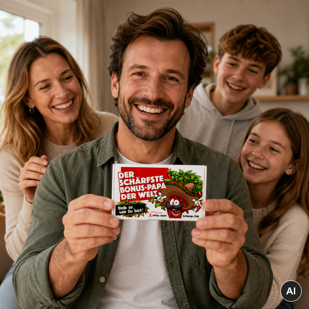 Geschenkidee für Bonus-Papa