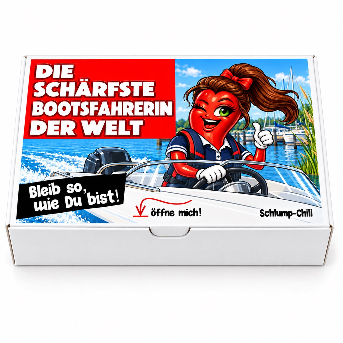 Die schärfste Bootsfahrerin der Welt - Ein witziges Geschenk!