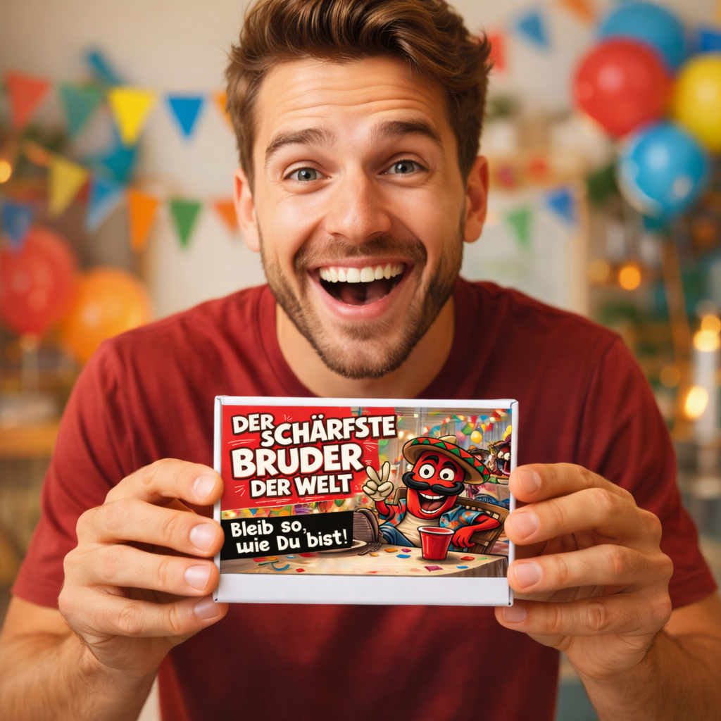 Der schärfste Bruder der Welt - Ein witziges Geschenk!