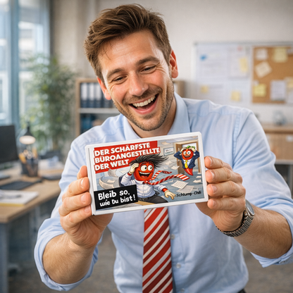 Der schärfste Büroangestellte der Welt - Ein witziges Geschenk Set für den Kollegen