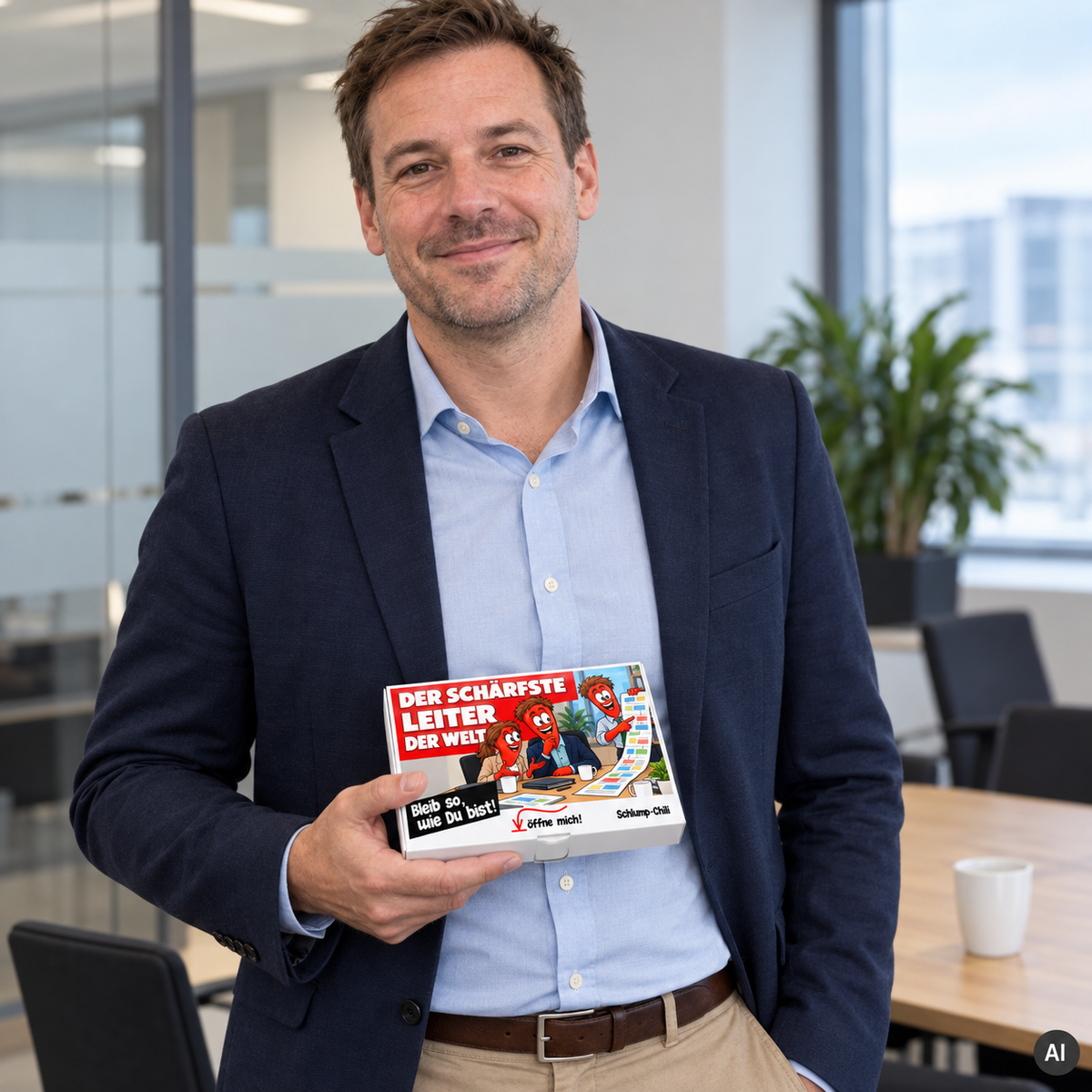 Der schärfste Leiter der Welt – Büroleiter – Lifestylebild