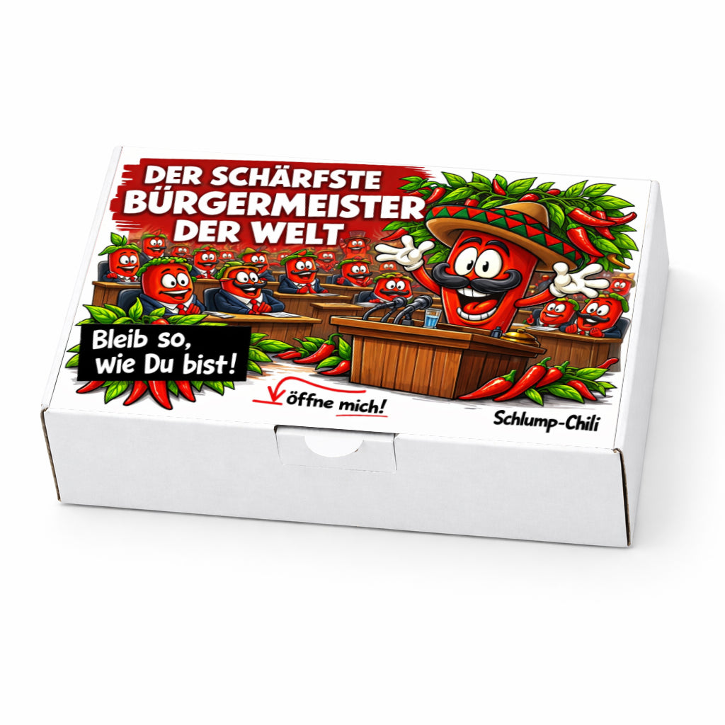 Der schärfste Bürgermeister der Welt - Ein witziges Geschenk Set für den Stadtchef
