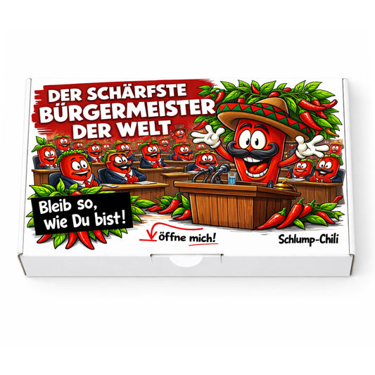 Der schärfste Bürgermeister der Welt - Ein witziges Geschenk Set für den Stadtchef