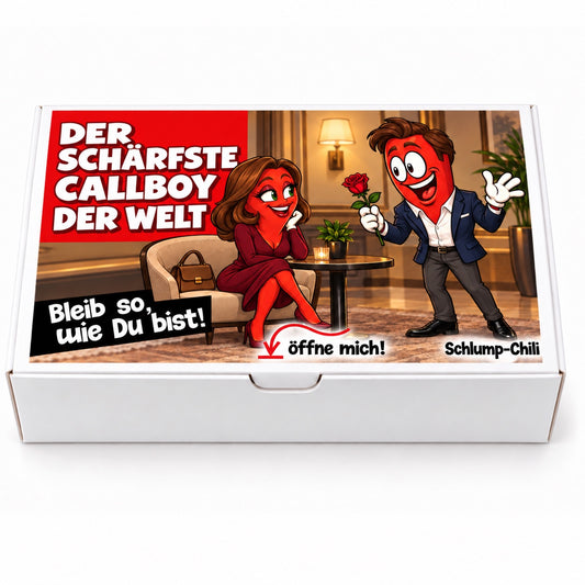 Der schärfste Callboy der Welt – Vorderansicht