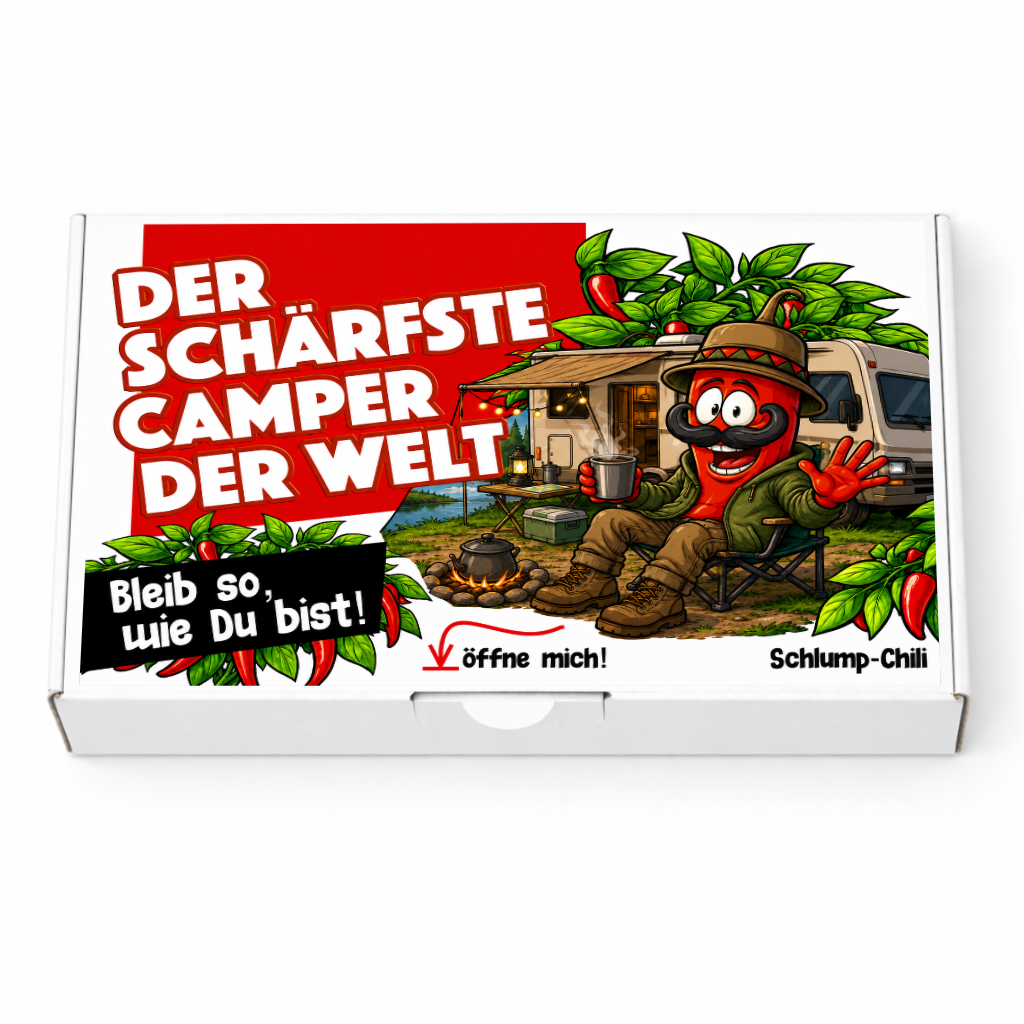 Der schärfste Camper der Welt witziges Geschenk Set für Camping Fans