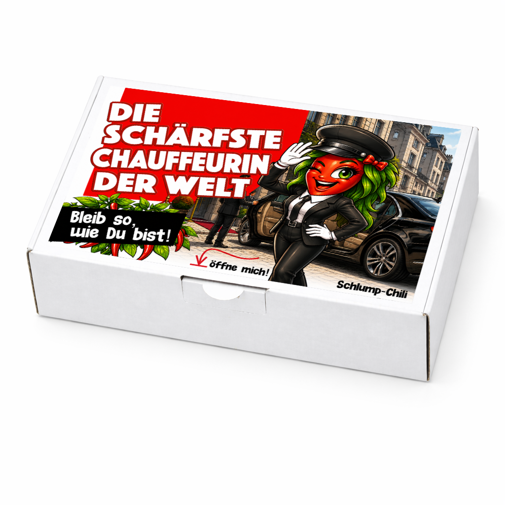 Die schärfste Chauffeurin der Welt Geschenk Set für Fahrerinnen