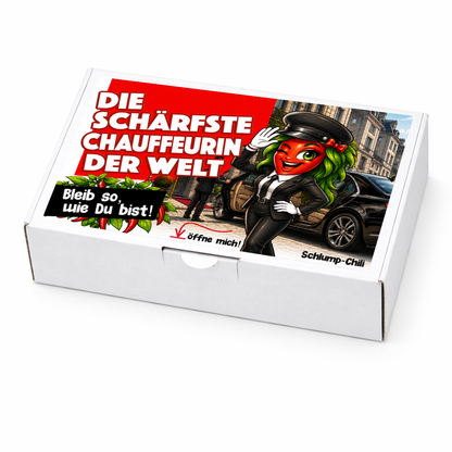 Die schärfste Chauffeurin der Welt Geschenk Set für Fahrerinnen