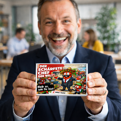 Der schärfste Chef der Welt - Ein witziges Geschenk!