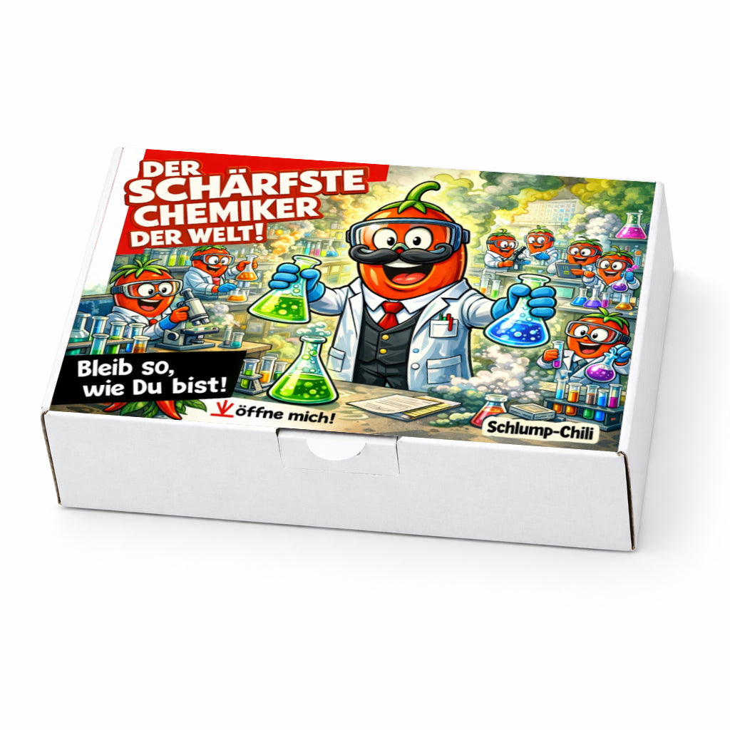 Der schärfste Chemiker der Welt 👨‍🔬 Ein witziges Chemie Geschenk Set!