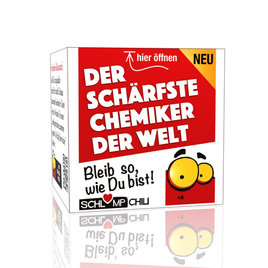 Der schärfste Chemiker der Welt 👨‍🔬 Ein witziges Chemie Geschenk Set!