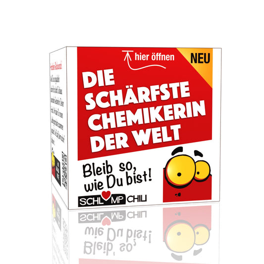 Die schärfste Chemikerin der Welt 👩🏻‍🔬 Ein witziges Chemie Geschenk Set!