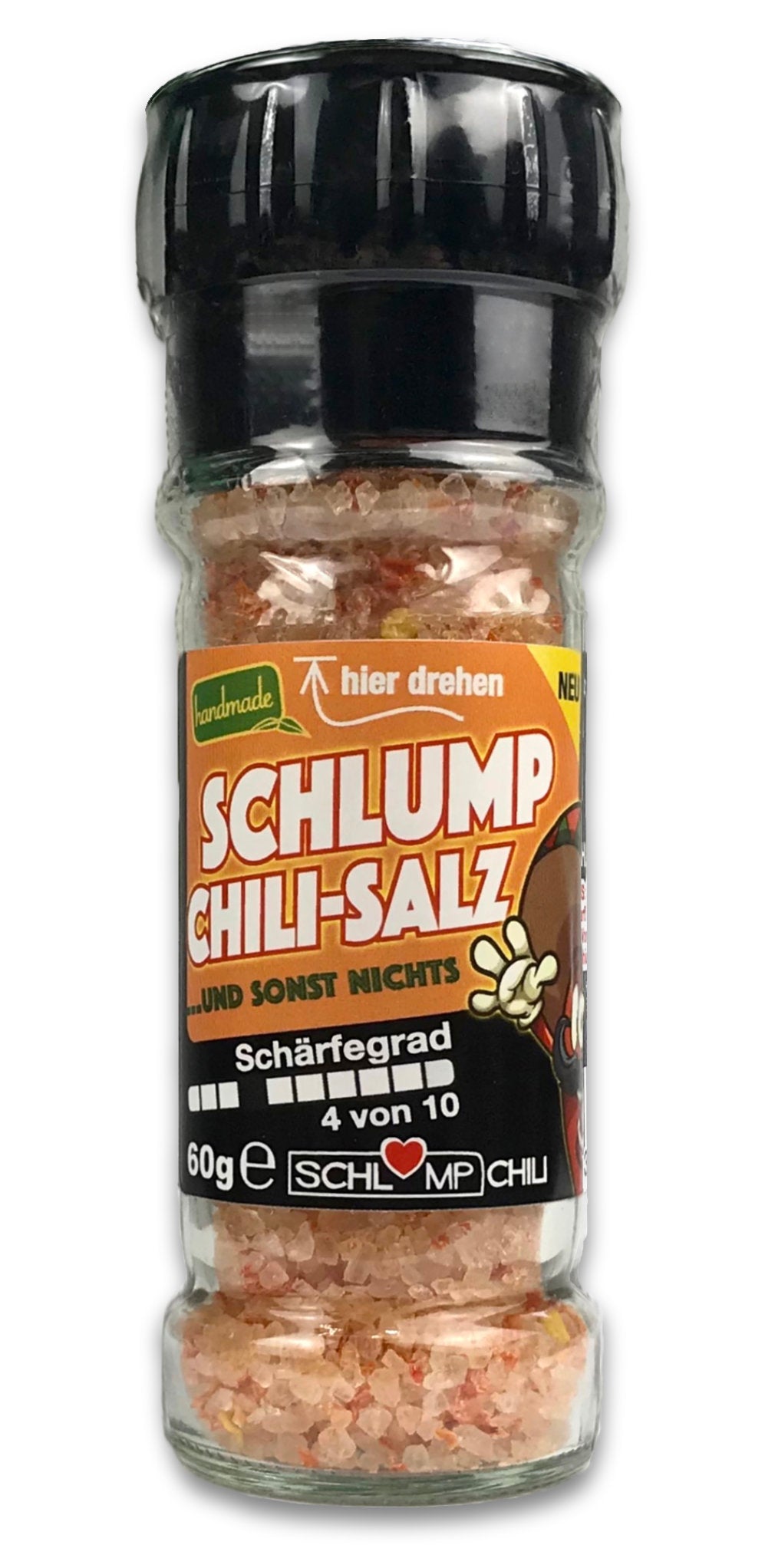 Habanero Chilisalz Gewürzsalz Mühle