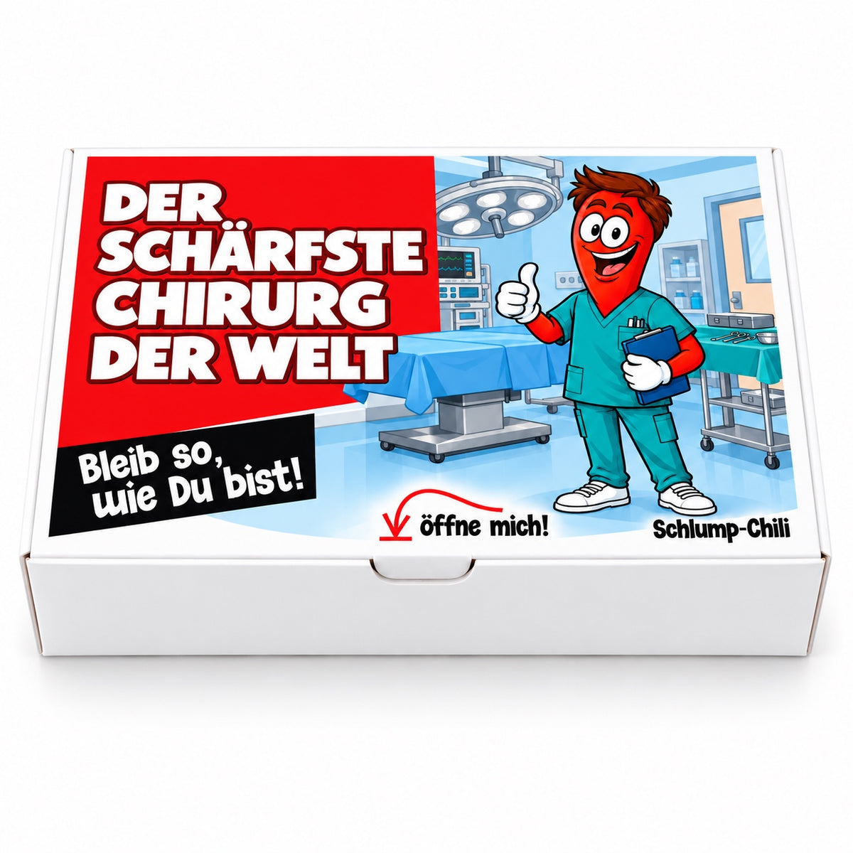 Der schärfste Chirurg der Welt – Geschenkschachtel frontal